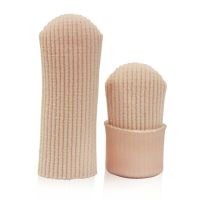 1PC HOT Sale Fabric Cover Ribbed Knit Gel Finger Toe Caps Protector Cover Sleeves Tube for Pain Relief Guard Foot Care Tools New