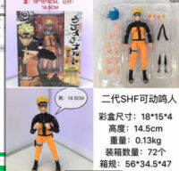 SHF NARUTO ลมพัด อ่างน้ำวน โมเดลการตกแต่งตุ๊กตาที่เคลื่อนย้ายได้ของนารูโตะรุ่นที่สอง