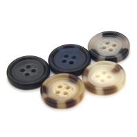 25mm Classical Resin Imitation Horn Pattern Buttons For Clothes Men Coat Sweaters Jacket Decorative Sewing Accessories Wholesale Haberdashery