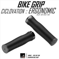 ปลอกแฮนด์จักรยาน CICLOVATION : NATURAL COMFORT ERGONOMIC MTB GRIP สีดำ