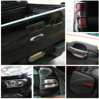 สำหรับ Ford Ranger Wildtrak T6 T7 T8 2012-22จัดแต่งทรงผมอัตโนมัติ ABS Matte Black รถตกแต่งฝาครอบสติกเกอร์รถอุปกรณ์เสริม