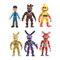 VIVECO FNAF ฝันร้าย ข้อต่อที่เคลื่อนย้ายได้ บอนนี่ อุปกรณ์ตกแต่งรถยนต์ ของเล่นฟิกเกอร์ กระต่าย เฟรดดี้แบร์ โมเดลสะสม แอ็คชั่นฟิกเกอร์ Five Nights at Freddyand#39;s หุ่นจำลอง