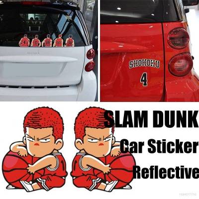 Slam Dunk สติ๊กเกอร์สะท้อนแสงลายการ์ตูนอนิเมะสําหรับติดตกแต่งรถยนต์รถมอเตอร์ไซค์