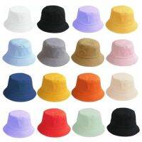 [Hat vendor]แฟชั่นผ้าฝ้ายบริสุทธิ์ Topi Bucket กลางแจ้งหมวกกันแดดหน้าHat vendorสีทึบสำหรับทุกเพศหมวกปานามากันแดดหมวกชาวประมงชายหาดปีกกว้าง