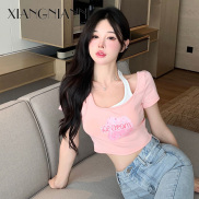 XIANG NIAN NI Cotton short-sleeved T