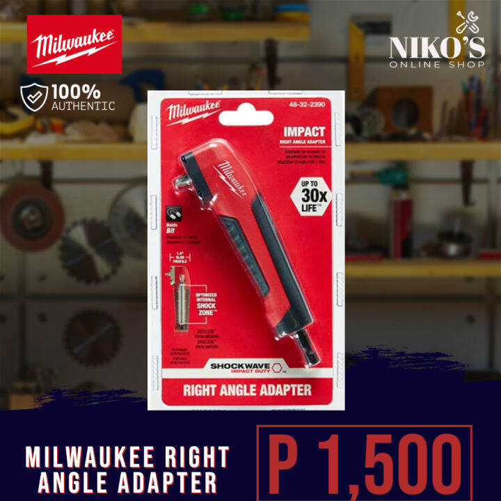 Milwaukee 48322390 Shockwave Right Angle Adapter Lazada PH