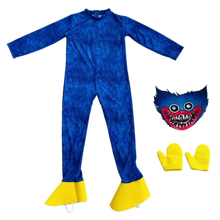 Pop-py Playtime Huggy Wuggys Costume For Kids Game Huggy Wuggys Cosplay ...