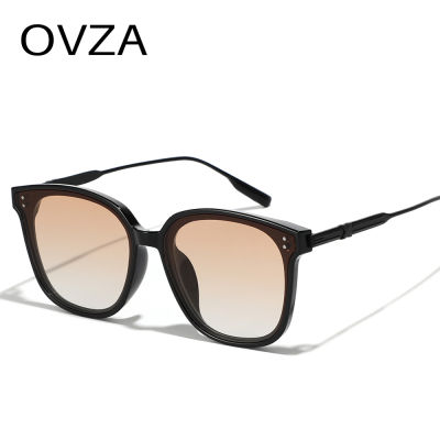 OVZA 2023 S1092แบรนด์แว่นตาแว่นตาไล่ระดับสีผู้ชายสไตล์คลาสสิกผู้หญิงขนาดใหญ่รุ่นใหม่