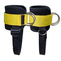 Ankle Straps, Adjustable Ankle Buckle for Abdominal Muscle Leg Glute Abductor Strength Training Ankle Strap with Rope