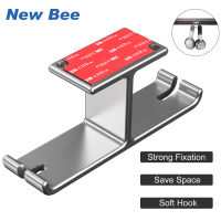 New Bee ที่แขวนหูฟังสำหรับเล่นเกม ที่วางหูฟัง Dual Headphone Hanger Headset Stand Under Desk Aluminum Gaming Headphone Hanger Headset  Holder Mount with Cable Organizer for All Headphones