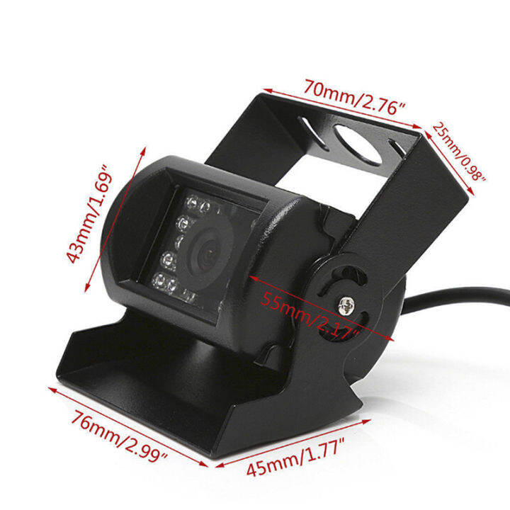 uni-sissi-18-ir-led-การมองเห็นได้ในเวลากลางคืนรถยนต์รถบัสรถบรรทุกกระจกมองหลังสำรองกล้องมองหลังสำหรับจอดรถ