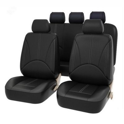 [ราคาถูก] ผ้าคลุมเบาะรถยนต์4ชิ้น Universal Winter Warm Cushion Anti-Slip Front Chair Covers