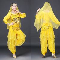 【YD】 Adult Performance Dancing Costumes Belly Wear Pant Colors Bollywood