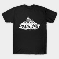 Men t-shirt Space Mountain Starport Seven Five tshirt t shirt AMG7