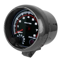 3.75 Inch Tachometer 0-8000 RPM With LED Shift Light Car Meter 12V White Backlight Auto Gauge