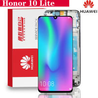 สำหรับ Huawei Honor 10 Lite ดิจิไทเซอร์จอแสดงผล Lcd ประกอบหน้าจอสัมผัสกับกรอบทุกรุ่น6.21 "Hry-lx1 Hry-l21 Hry-lx2