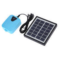 Solar PoweredDC Charging Oxygenator Water Oxygen Pump Pond Aerator with 1 Air Stone Aquarium Airpump 2Lmin