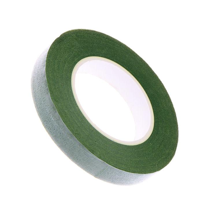uni-nie-30m-self-adhesive-กระดาษสีเขียวเทปฟิล์มต่อตาต้นไม้-floral-stem-พวงหรีดพวงมาลัย-diy