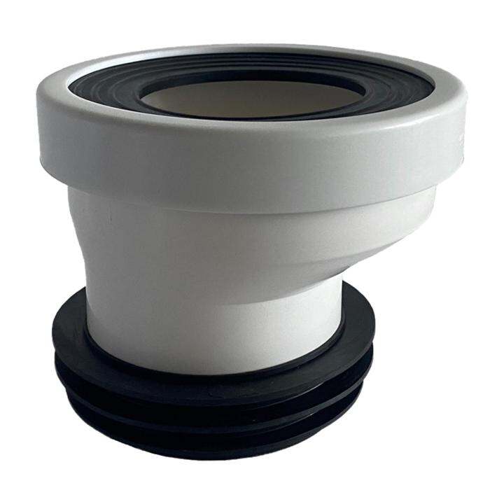 BolehDeals Universal Offset Toilet Flange Connector 110mm Toilet Flange