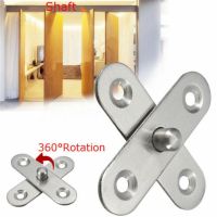 1pcs Small Center Hinge 360-degree Rotating Hidden Hinge Hardware Stainless Steel Door Pivot Lower Hinges One-shaped Hinge New