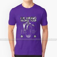 The Viking World Tour Custom Design Print For Men Women Cotton New Cool Tee T   Shirt Big Size 6XL Viking Tour Viking Vikings XS-6XL