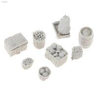 ✔┇♘ 1/35 Resin Unpainted Food Basket Model for Sand Table Armor Landscape Decors