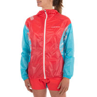 LA SPORTIVA BRIZA WINDBREAKER JKT WOMEN MALIBU BLUE/HIBISCUS - เสื้อกันลม เสื้อคลุม ผู้หญิง