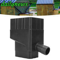 [Dailynews] ระบบเก็บน้ำฝนมาตรฐาน Downspout Water Diverter Connector System พร้อมท่อขนาด40นิ้วสำหรับสวนสนามหญ้าสีขาว