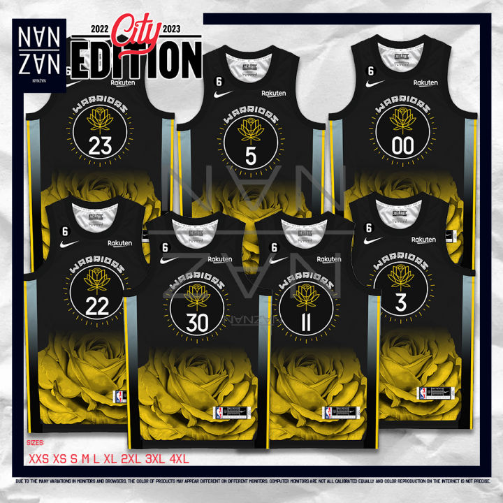 NANZAN NBA City Edition Golden State Warriors Jersey 2023 Full Sublimation  Premium Dryfit