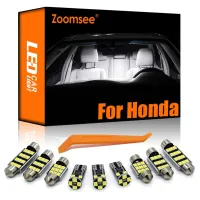 (Premium car)ชุดไฟ LED ภายใน Zoomsee สำหรับ Honda Insight Prelude Passport Pilot Fit/jazz Ridgeline Element หลอดไฟรถยนต์ Dome Trunk Canbus