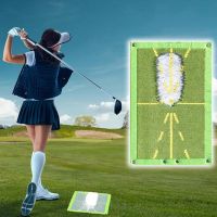 ♞ﺴ New Golf Training Mat for Swing Detection Batting Trajectory Direction Detection Analysis Pad Swing Path Practice Marking Pad