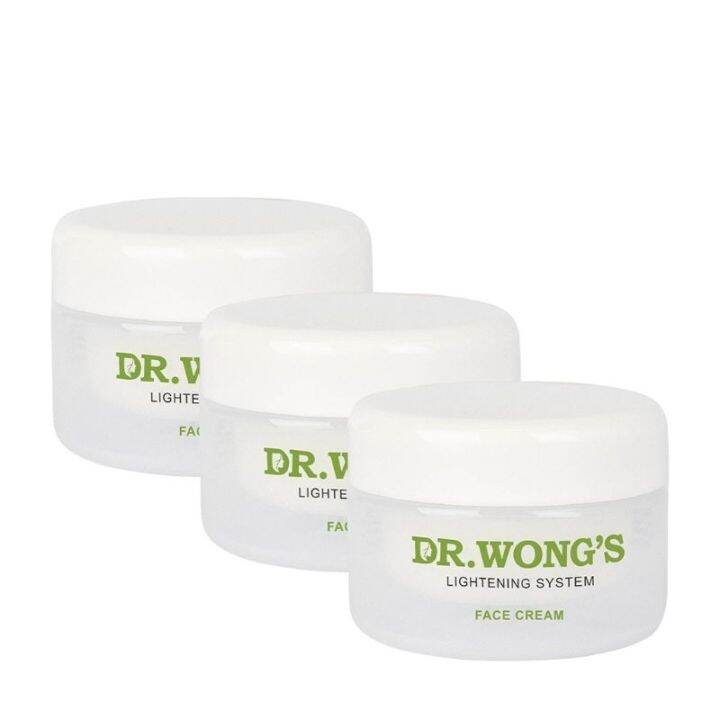 Dr. Wong's Lightening Face Cream (bundle set of 3pcs) Lazada PH