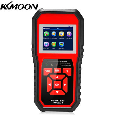 KKmoon KONNWEI OBDII เครื่องสแกนเนอร์เครื่องอ่านรหัส (KW850) เครื่องสแกน OBDII Anto เครื่องสแกนรถยนต์เครื่องมือสแกนไฟเครื่องยนต์สำหรับรถยนต์ OBDII ทั้งหมด Since1996