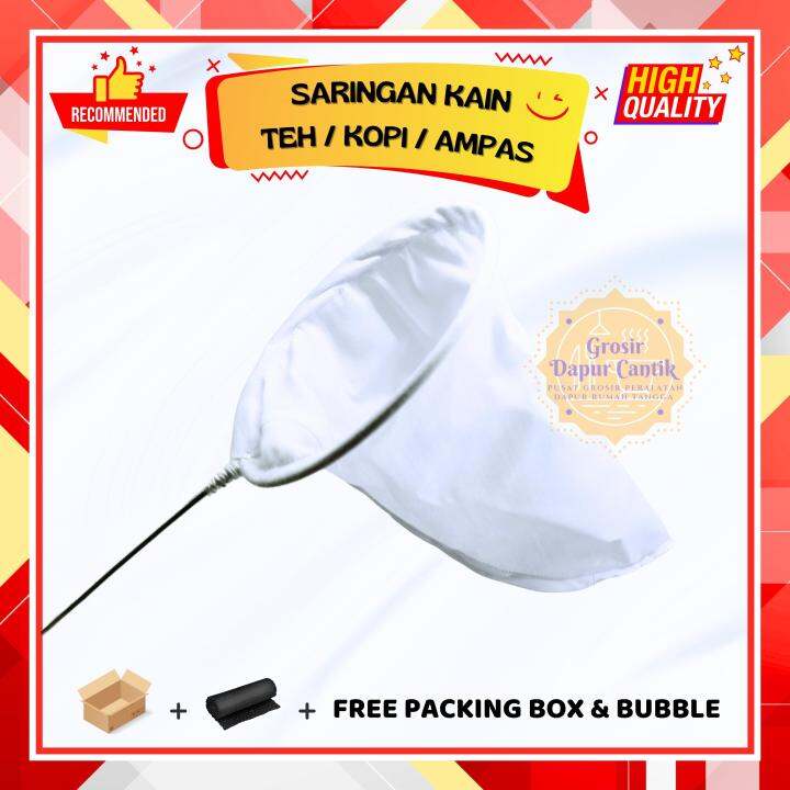 [New Ready Stock] Saringan Kain Premium / Penyaring / Filter Kopi / Teh