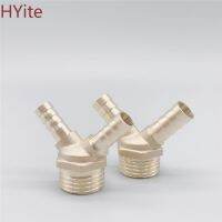 Brass Two Barb Hose Fitting 1/2 quot;BSP Male Thread 8mm/10mm Hose Tube Water spray device Barbed Coupling Connector Adapter