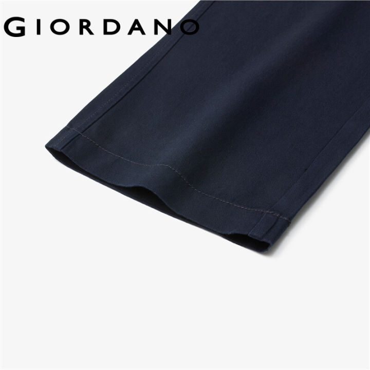 giordano-men-pants-100-cotton-simple-basic-khakis-solid-color-mid-low-rise-classic-smooth-comfort-fashion-casual-pants-01113088th