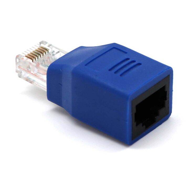 Connected Crossover Cable RJ45 M/F Adapter Male to Female Lazada.co.th