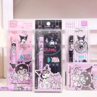 ปากกาอนิเมะน่ารัก Sanrio น่ารักปากกาหมึกซึมปากกาเซ็นชื่อการ์ตูน Kuromi เครื่องเขียนความคิดสร้างสรรค์ของขวัญเด็ก