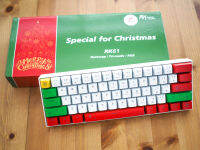 Royal Kludge RK61 Xmas Custom ABS Doubleshot Keycaps Tri Mode Bluetooth ไร้สายบลูทูธและมีสาย เปลี่ยนสวิตซ์ได้ Connext IT