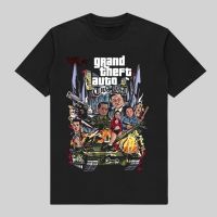 เสื้อยืดผ้าฝ้ายพิมพ์ลายขายดี  AMPBKK เสื้อสกรีนลาย "GTA" T-SHIRTS-5XL