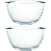 Bowls Glass Bowl Mixing Salad Prep Kitchen Clear Egg Servingcereal Storage Large Popcorn Containers Mini Dish Soups Snack Candy