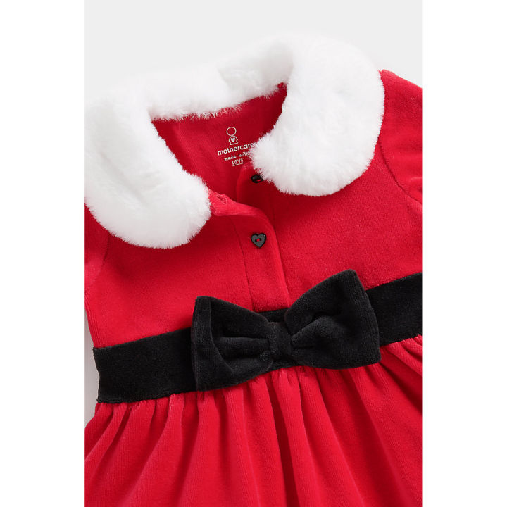 ชุดแฟนซีเด็ก-mothercare-festive-mrs-santa-dress-cd383