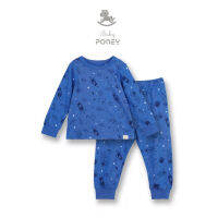 Poney ชุดเลานจ์อวกาศ สีฟ้า สําหรับเด็กผู้ชาย