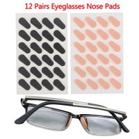 12 Pair Unisex Soft Foam Nose Pads Self Adhesive Eyeglass Nose Pads Anti Slip Eyeglass Nose Pads Thin Nosepads For Glasses