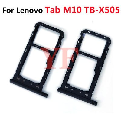 ‘；【。- For Lenovo Tab M10 TB-X505X TB-X505L TB-X505F TB-X505 Sim Card Slot Tray Holder Sim Card Reader Socket