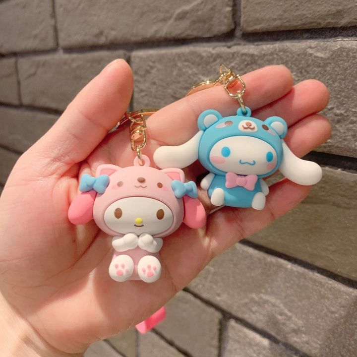 anime-sanrio-hello-kitty-figures-keychain-kuromi-my-melody-action-figural-model-pvc-key-ring-cinnamoroll-figurine-birthday-gifts