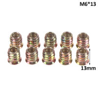 ✈️Ready Stock✈ 10pcs M6 FLAT HEAD METRIC เกลียวตาบอด rivet NUT INSERT HEX SOCKET สกรู