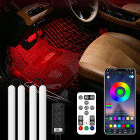 Led Car Atmosphere Lamp USB APP Bluetooth-Compatible RF Remote sound Control RGB DIY Auto Ambient Light Bar