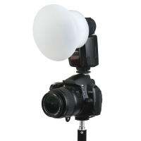 AARONA Ic Diffuser Silicon ทรงกลมโมดูลาร์ดีฟิวส์เซอร์กล้องสำหรับการถ่ายภาพบุคคล Canon