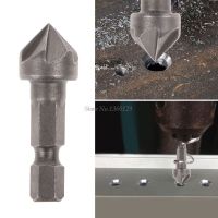 1PC 6ขลุ่ย Countersink เจาะบิต90องศา Chamfer ตัดงานไม้เครื่องมือ Whosale &amp; Dropship